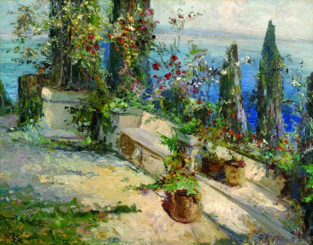 littrow von lea blumenterasse bei abbazia